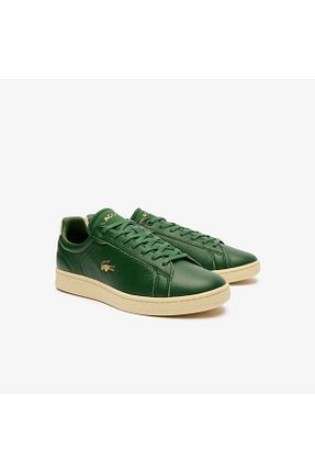 کفش اسنیکر سبز مردانه بند دار Lacoste - کد 820091207