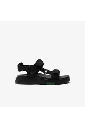 صندل مشکی مردانه پاشنه تخت Lacoste - کد 837994364