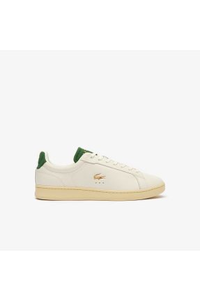 کفش اسنیکر بژ مردانه بند دار Lacoste - کد 831094171