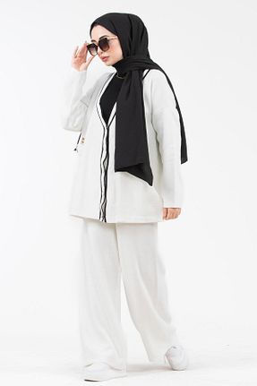 رویه حجاب سفید زنانه اکریلیک Sevitli - کد 786894625
