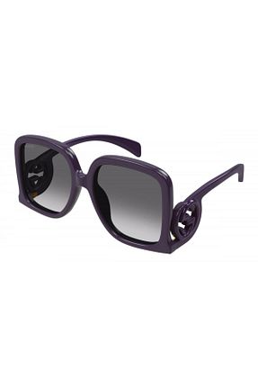 عینک آفتابی بنفش زنانه UV400 Gucci - کد 783475562