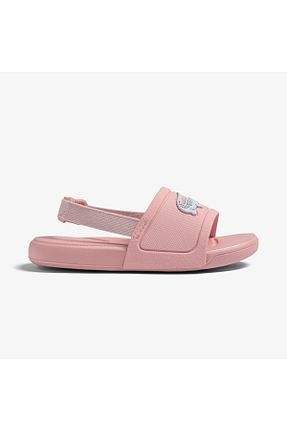 صندل صورتی بچه گانه پاشنه تخت Lacoste - کد 749179965