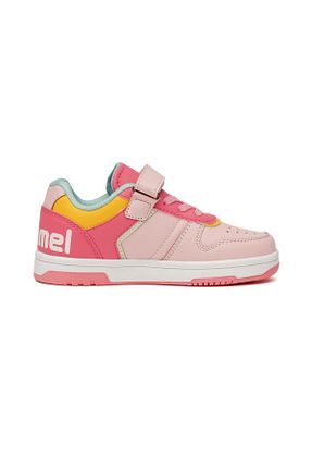 کفش کژوال صورتی بچه گانه چرم مصنوعی hummel - کد 837327592
