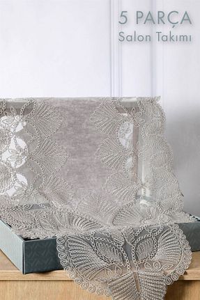 سرویس آمریکائی طوسی مستطیل FAVORA - کد 645427799