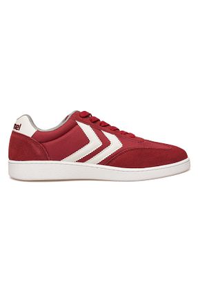 کفش اسنیکر قرمز زنانه بند دار hummel - کد 845614269
