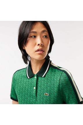 پولوشرت سبز زنانه %100 پنبه Lacoste - کد 778180782