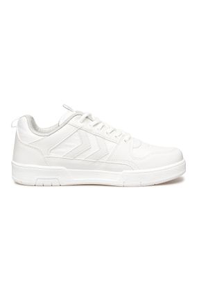 کفش اسنیکر سفید زنانه بند دار hummel - کد 835325980