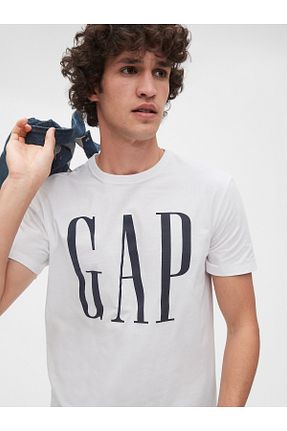 تیشرت سفید مردانه رگولار GAP - کد 37037194