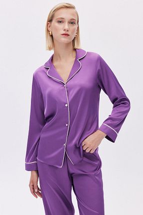 ست لباس راحتی بنفش زنانه ساده Feu De Elu - کد 847811603