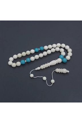 تسبیح سفید سنگ طبیعی Tesbih Ruyasi - کد 690575976