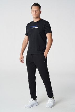 شلوار کرمگن مشکی مردانه رگولار hummel - کد 795545091