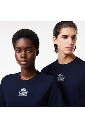 تیشرت سرمه ای زنانه رگولار Lacoste - کد 820865138