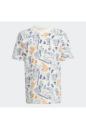 تیشرت اسپرت سفید بچه گانه رگولار adidas - کد 796099197