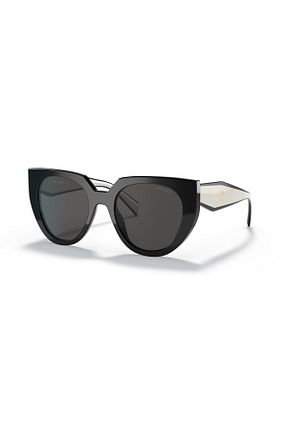 عینک آفتابی مشکی زنانه 52 Prada - کد 101189406
