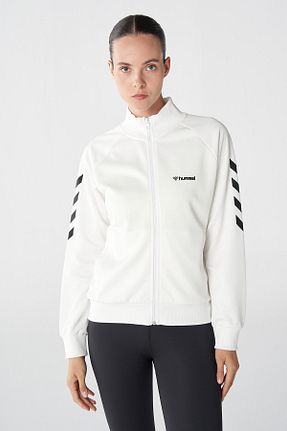 سوئیشرت سفید زنانه ساده hummel - کد 805391725