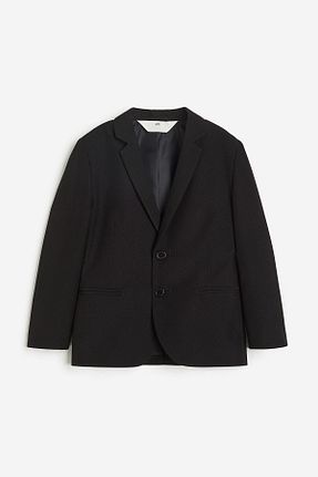 کت بلیزر مشکی بچه گانه پلی استر H&M - کد 858375860