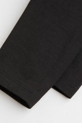 ساق شلواری مشکی بچه گانه پنبه ای H&M - کد 855446848