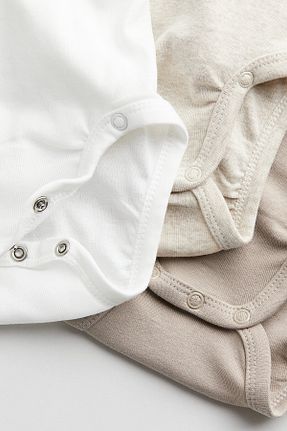 بادی بژ بچه گانه یقه دوچرخه H&M - کد 858710513