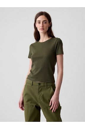 تیشرت سبز زنانه رگولار GAP - کد 824691631
