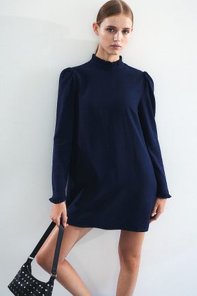 لباس سرمه ای زنانه بافت H&M - کد 858375996