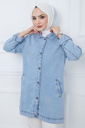 کت حجاب آبی زنانه رگولار hafsamina - کد 809619317