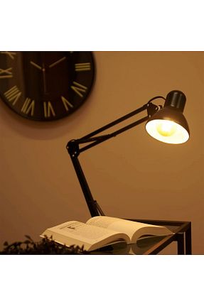 چراغ مطالعه / رومیزی مشکی فلزی Noas - کد 686065166