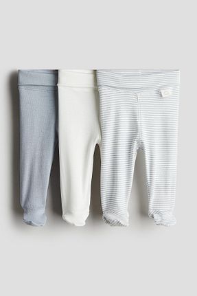 ساق شلواری طوسی بچه گانه پنبه ای H&M - کد 858221926