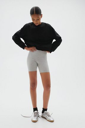 سوئیشرت مشکی زنانه ساده H&M - کد 857502223
