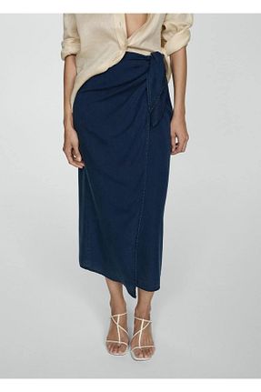 دامن آبی زنانه Liyosel MANGO - کد 834501673