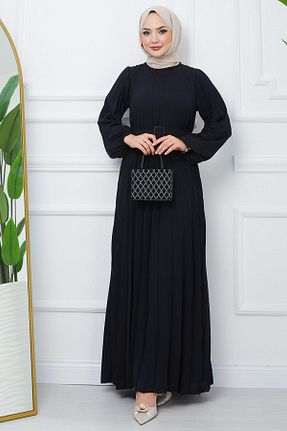 لباس حجاب مشکی زنانه رگولار hafsamina - کد 797661109