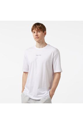 تیشرت سفید مردانه اورسایز Nautica - کد 835862225