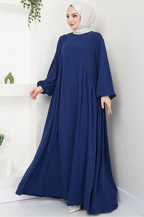 لباس حجاب سرمه ای زنانه رگولار hafsamina - کد 835503465