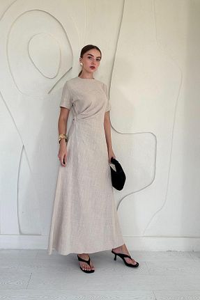 لباس بژ زنانه بافتنی Elbee Fashion Woman - کد 850064531