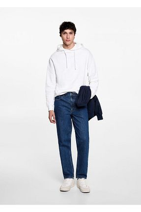 شلوار جین آبی مردانه رگولار MANGO Teen - کد 841341354