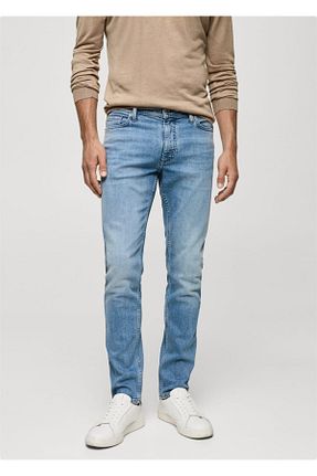 شلوار جین آبی مردانه رگولار MANGO Man - کد 834499019