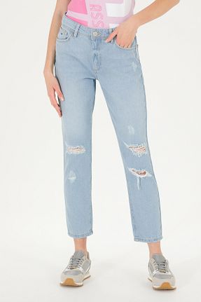 شلوار آبی زنانه پارچه U.S. Polo Assn. - کد 835027243