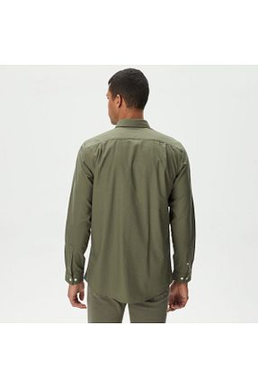 پیراهن خاکی مردانه اسلیم فیت Lacoste - کد 820252041