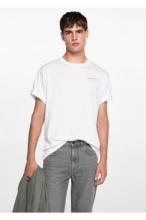 شلوار جین سرمه ای مردانه رگولار MANGO Teen - کد 847855226
