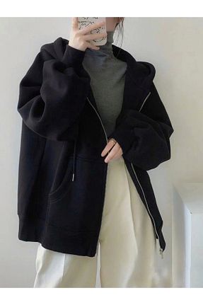 کت مشکی زنانه اورسایز DarkellaStore - کد 663191523