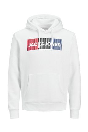 سوئیشرت سفید مردانه ساده Jack & Jones - کد 58701860