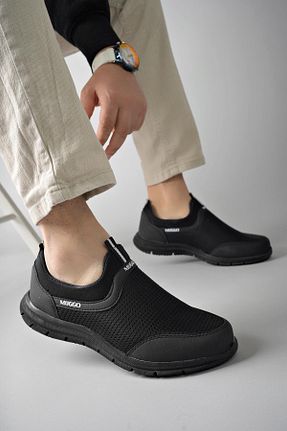 کفش اسنیکر مشکی زنانه پارچه ای Muggo - کد 800796178