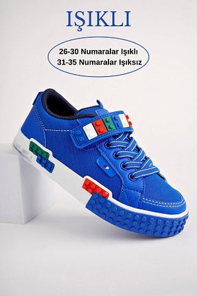 کفش اسنیکر آبی بچه گانه چسبی Muggo - کد 855971919