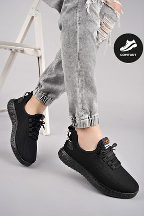 کفش اسنیکر مشکی زنانه بند دار Muggo - کد 809747979