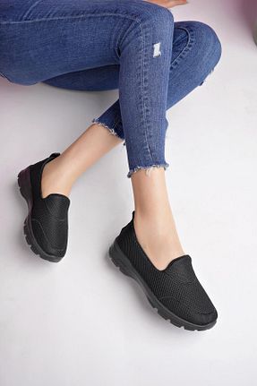 کفش اسنیکر مشکی زنانه بدون بند Muggo - کد 809767262