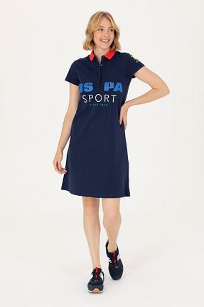 لباس سرمه ای زنانه بافت U.S. Polo Assn. - کد 838913508