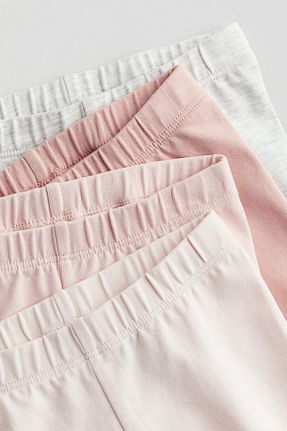 ساق شلواری صورتی بچه گانه پنبه ای H&M - کد 855446939