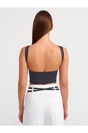 بلوز طوسی زنانه ساده Dilvin - کد 834254600