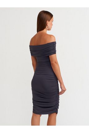 لباس طوسی زنانه بافتنی Dilvin - کد 837463265