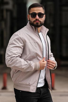 کاپشن بژ مردانه رگولار LUGMO - کد 814668316