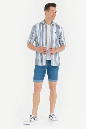 شلوارک و برمودا آبی مردانه رگولار U.S. Polo Assn. - کد 827061270